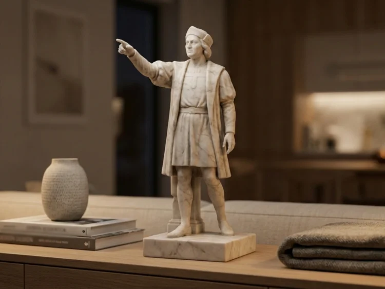 Kristof Kolomb Heykeli – Soğuk Döküm Mermer