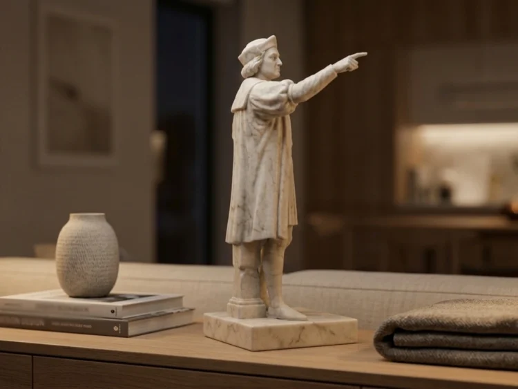 Kristof Kolomb Heykeli – Soğuk Döküm Mermer