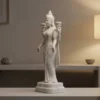 Lakshmi Heykeli – Soğuk Döküm Mermer (Hindu Mitolojisi)