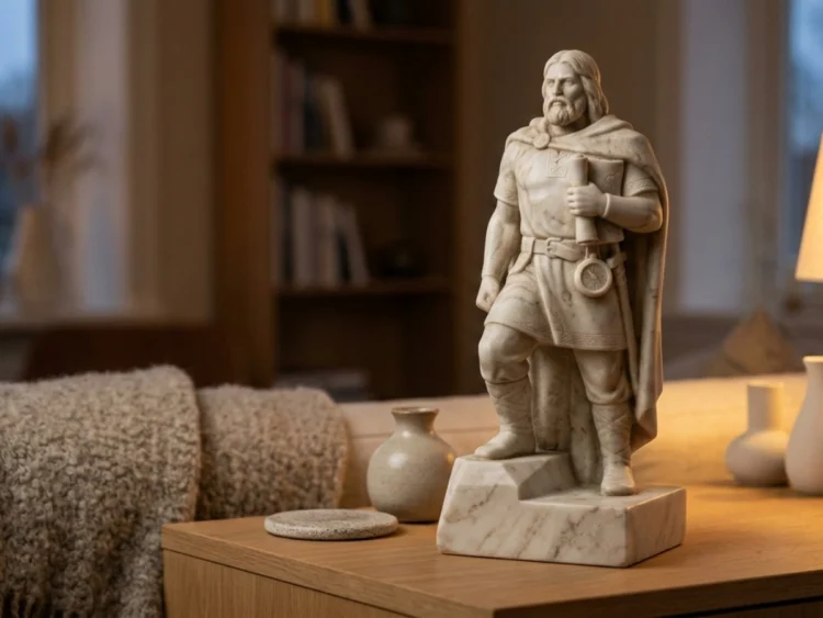 Leif Erikson Heykeli – Soğuk Döküm Mermer