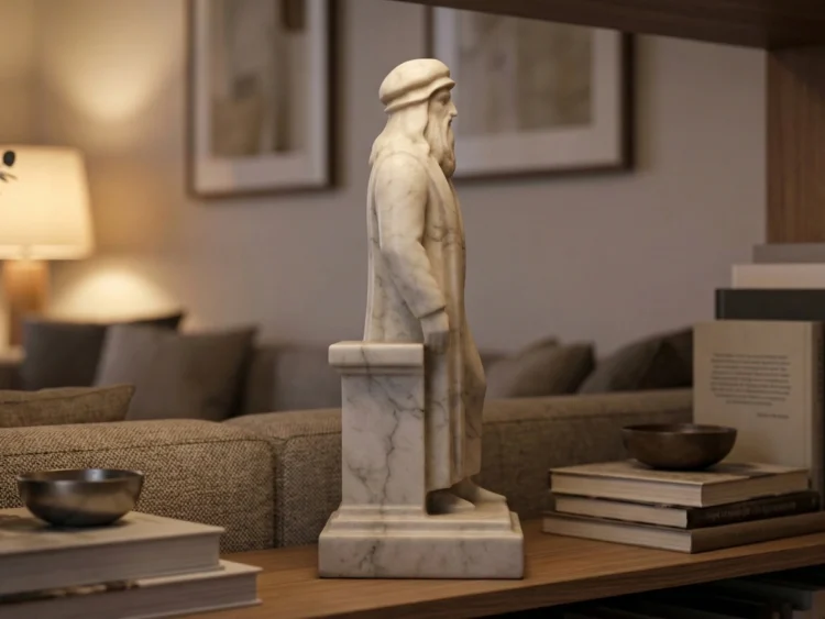 Leonardo da Vinci Heykeli - Rönesans'ın Bilge Dehası