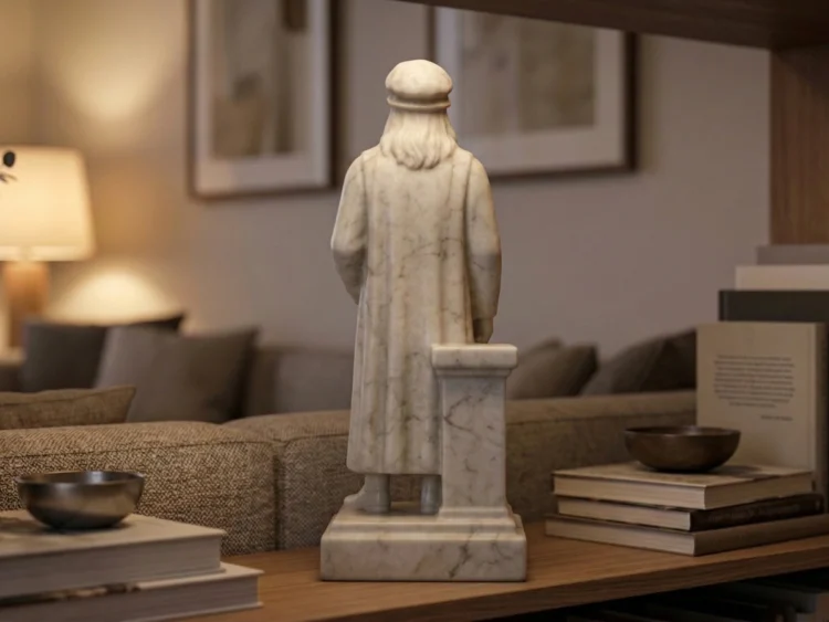 Leonardo da Vinci Heykeli - Rönesans'ın Bilge Dehası