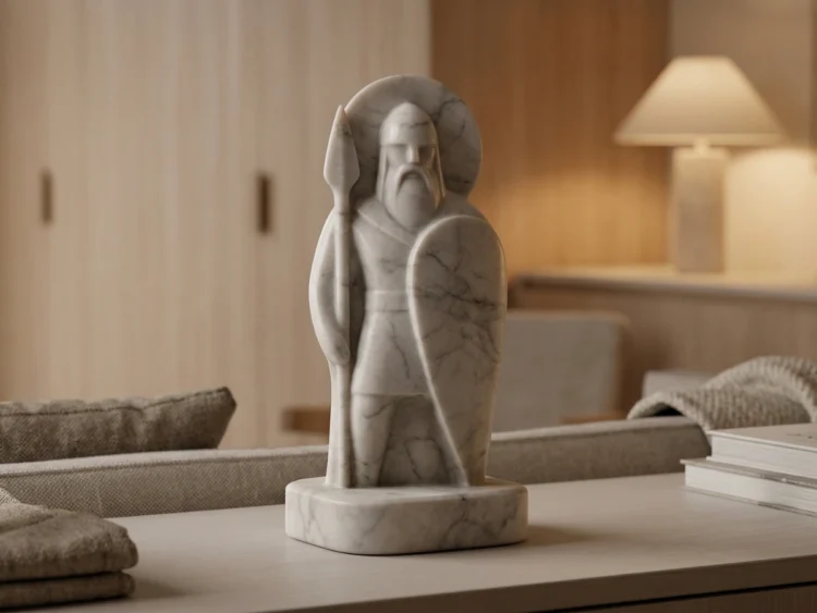 Lugh Heykeli – Soğuk Döküm Mermer (Kelt Mitolojisi)