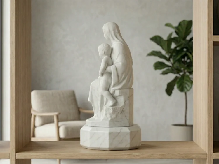 Madonna of Bruges Heykeli – Michelangelo Röprodüksiyonu