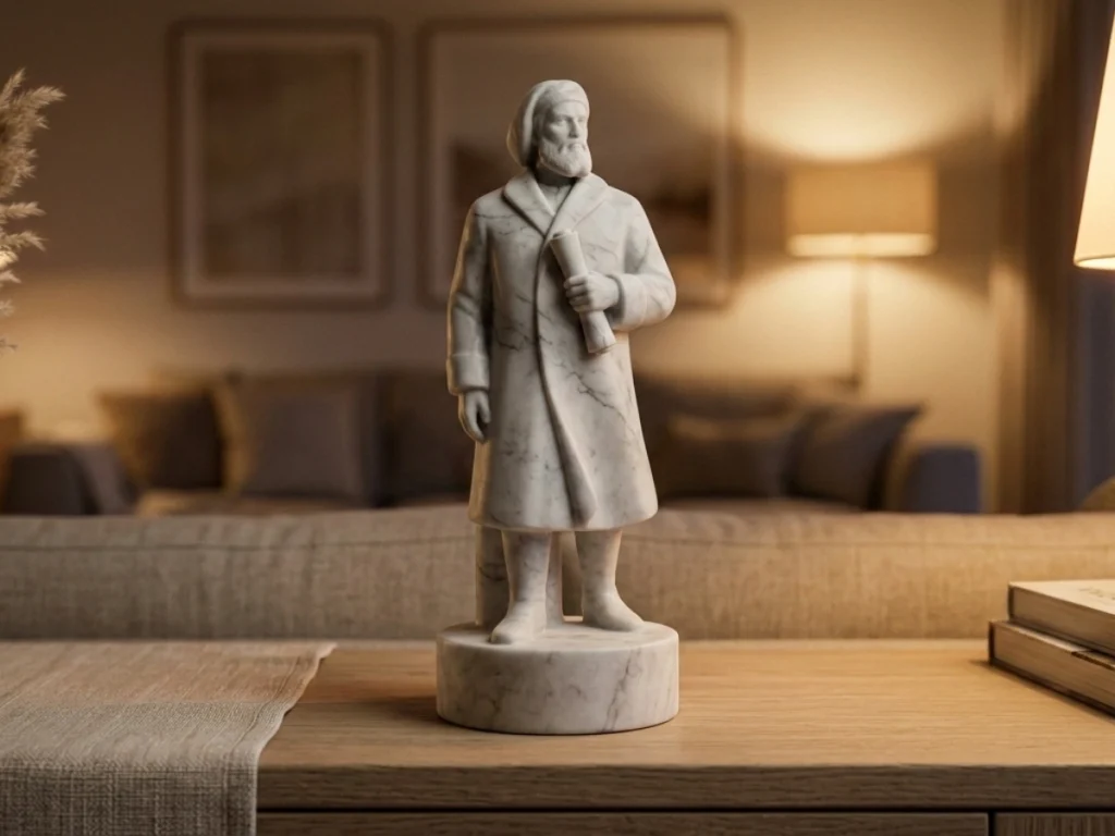 Marco Polo Heykeli – Soğuk Döküm Mermer