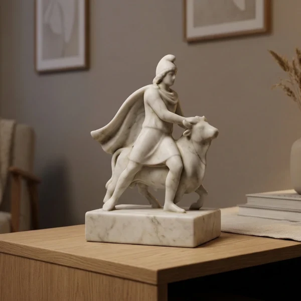 Mithra Heykeli – Soğuk Döküm Mermer (Pers Mitolojisi)