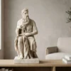 Moses (Musa) Heykeli – Michelangelo Röprodüksiyonu