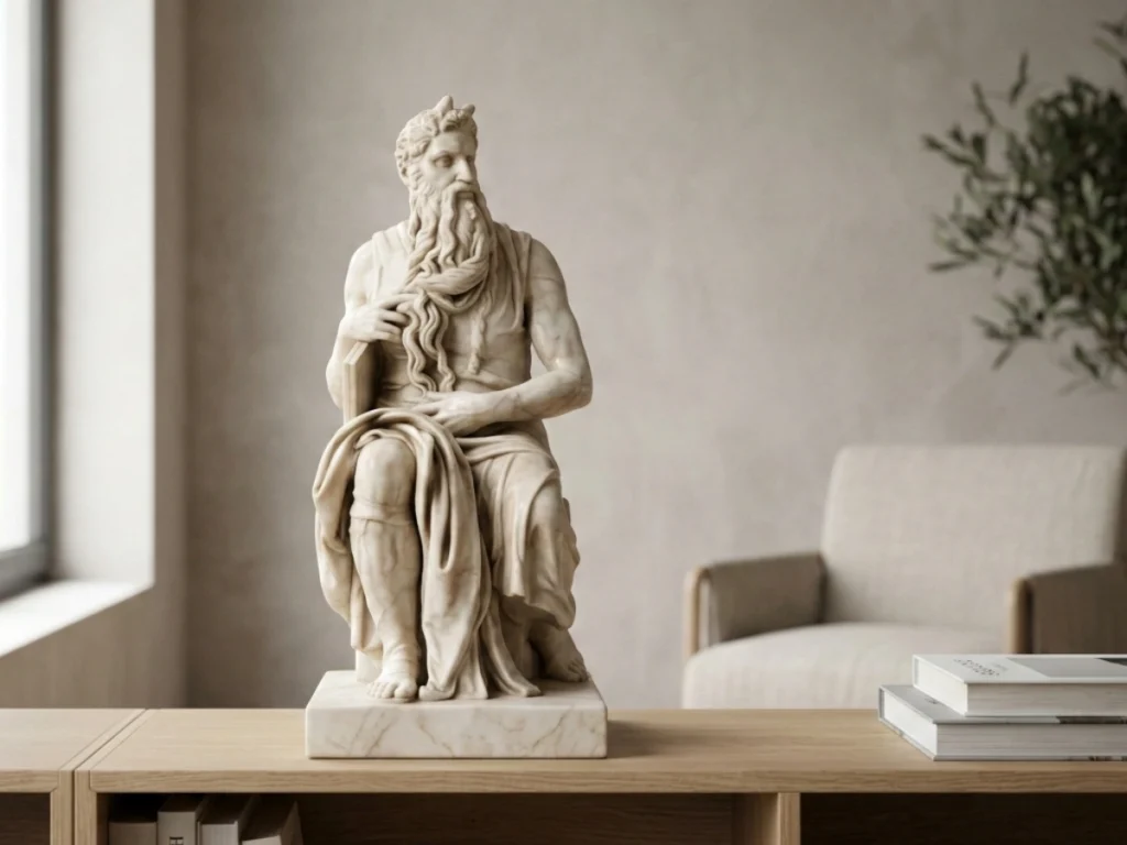 Moses (Musa) Heykeli – Michelangelo Röprodüksiyonu