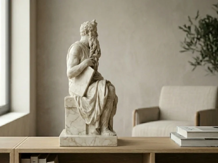 Moses (Musa) Heykeli – Michelangelo Röprodüksiyonu