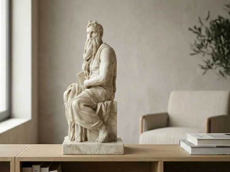 Moses (Musa) Heykeli – Michelangelo Röprodüksiyonu