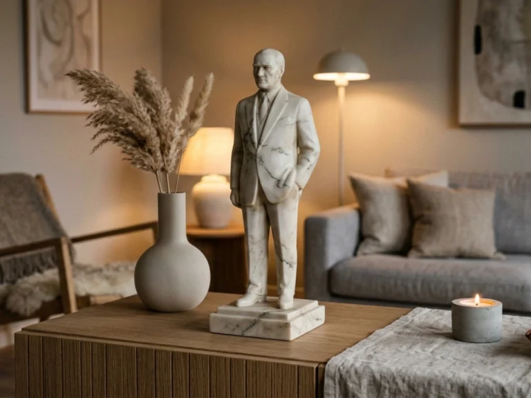 Mustafa Kemal Atatürk Heykeli – Soğuk Döküm Mermer