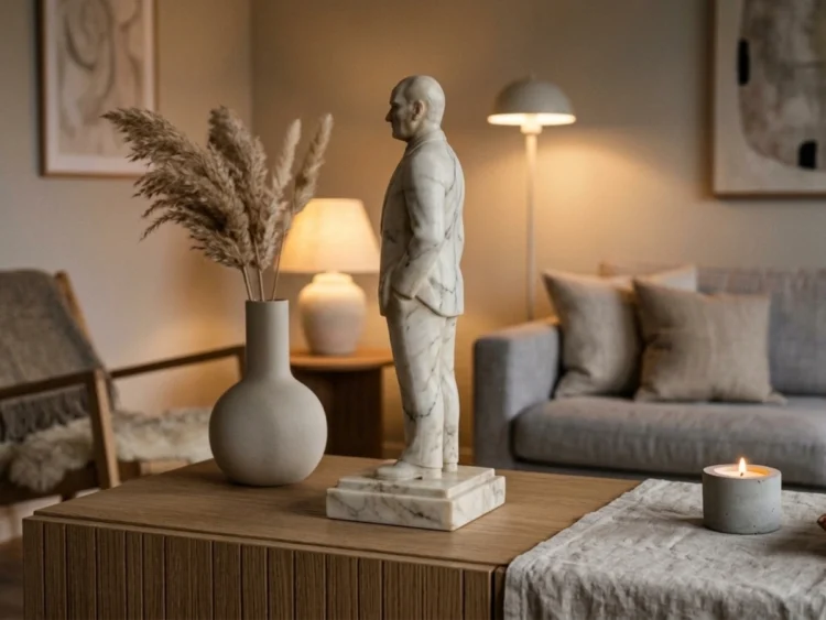 Mustafa Kemal Atatürk Heykeli – Soğuk Döküm Mermer