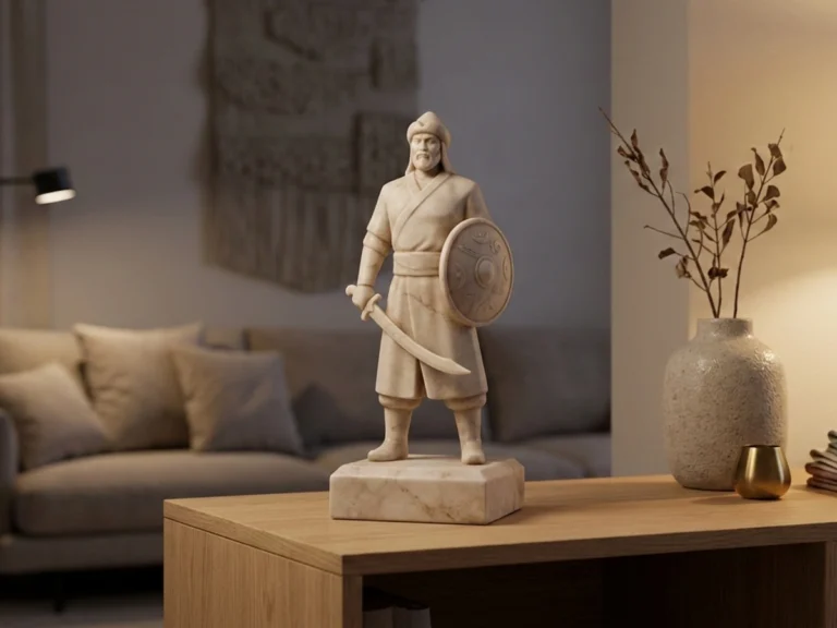 Oğuz Kağan Heykeli – Soğuk Döküm Mermer