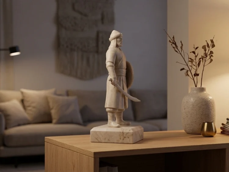 Oğuz Kağan Heykeli – Soğuk Döküm Mermer