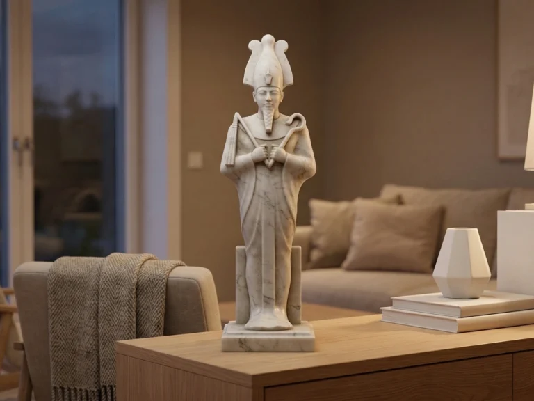 Osiris Heykeli – Soğuk Döküm Mermer (Mısır Mitolojisi)