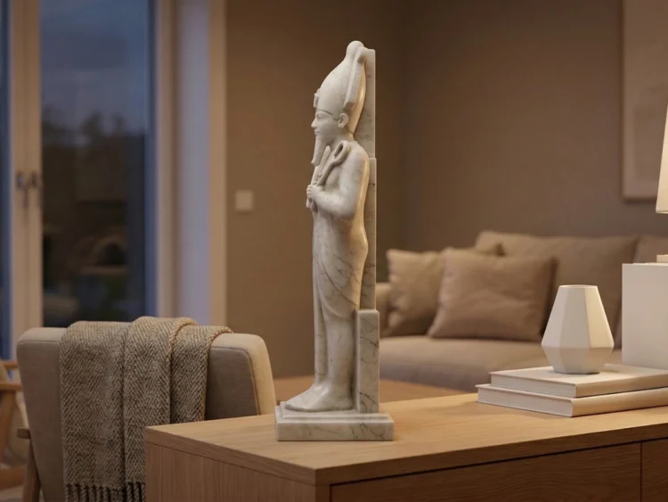 Osiris Heykeli – Soğuk Döküm Mermer (Mısır Mitolojisi)