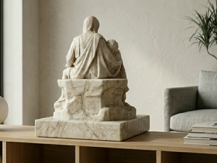 Pietà Heykeli – Michelangelo Röprodüksiyonu