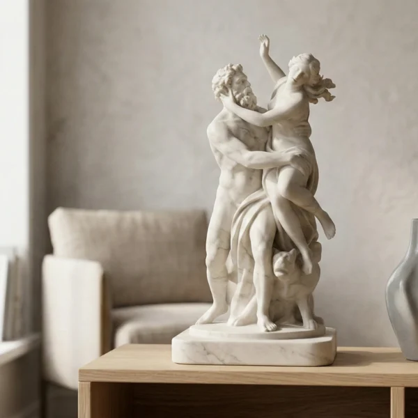 Proserpina'nın Kaçırılışı Heykeli – Bernini Röprodüksiyonu