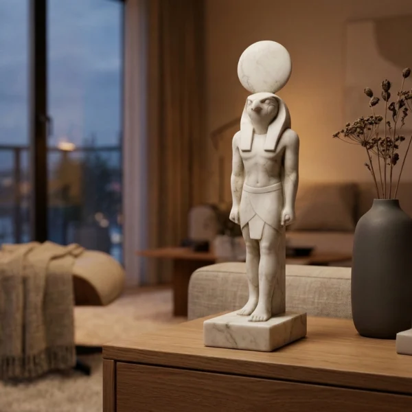 Ra Heykeli – Soğuk Döküm Mermer (Mısır Mitolojisi)