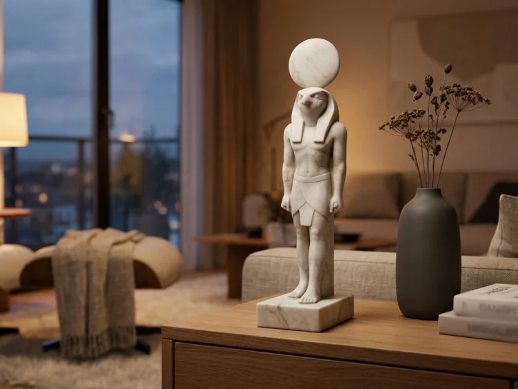 Ra Heykeli – Soğuk Döküm Mermer (Mısır Mitolojisi)