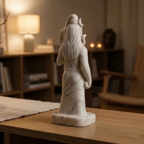 Shiva Heykeli – Soğuk Döküm Mermer (Hindu Mitolojisi)