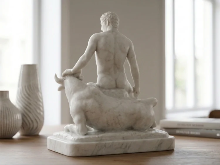 Theseus ve Minotor (Theseus and the Minotaur) Heykeli