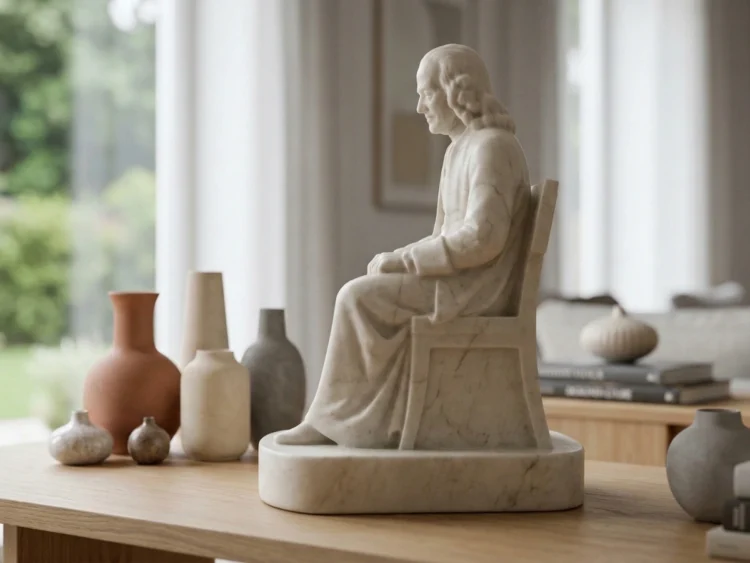 Voltaire Seated (Oturan Voltaire) Heykeli – Jean-Antoine Houdon