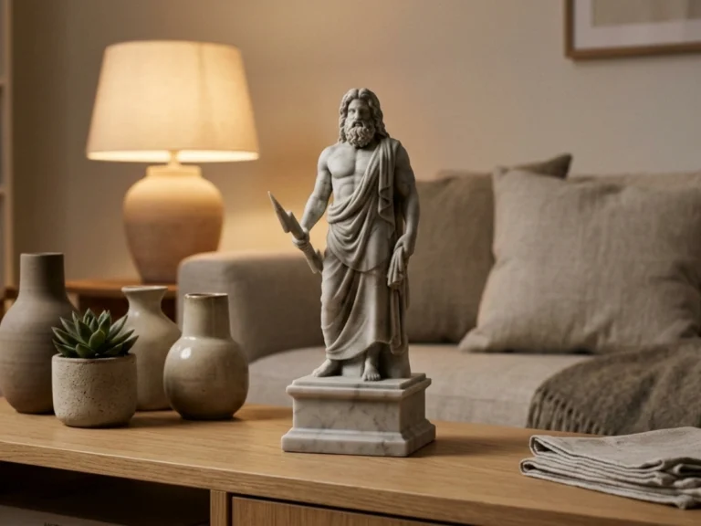 Zeus Heykeli – Soğuk Döküm Mermer