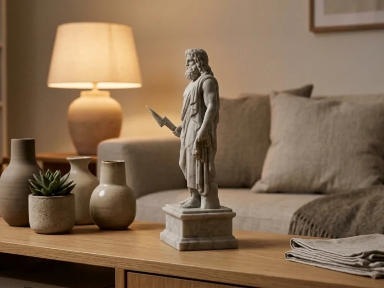 Zeus Heykeli – Soğuk Döküm Mermer